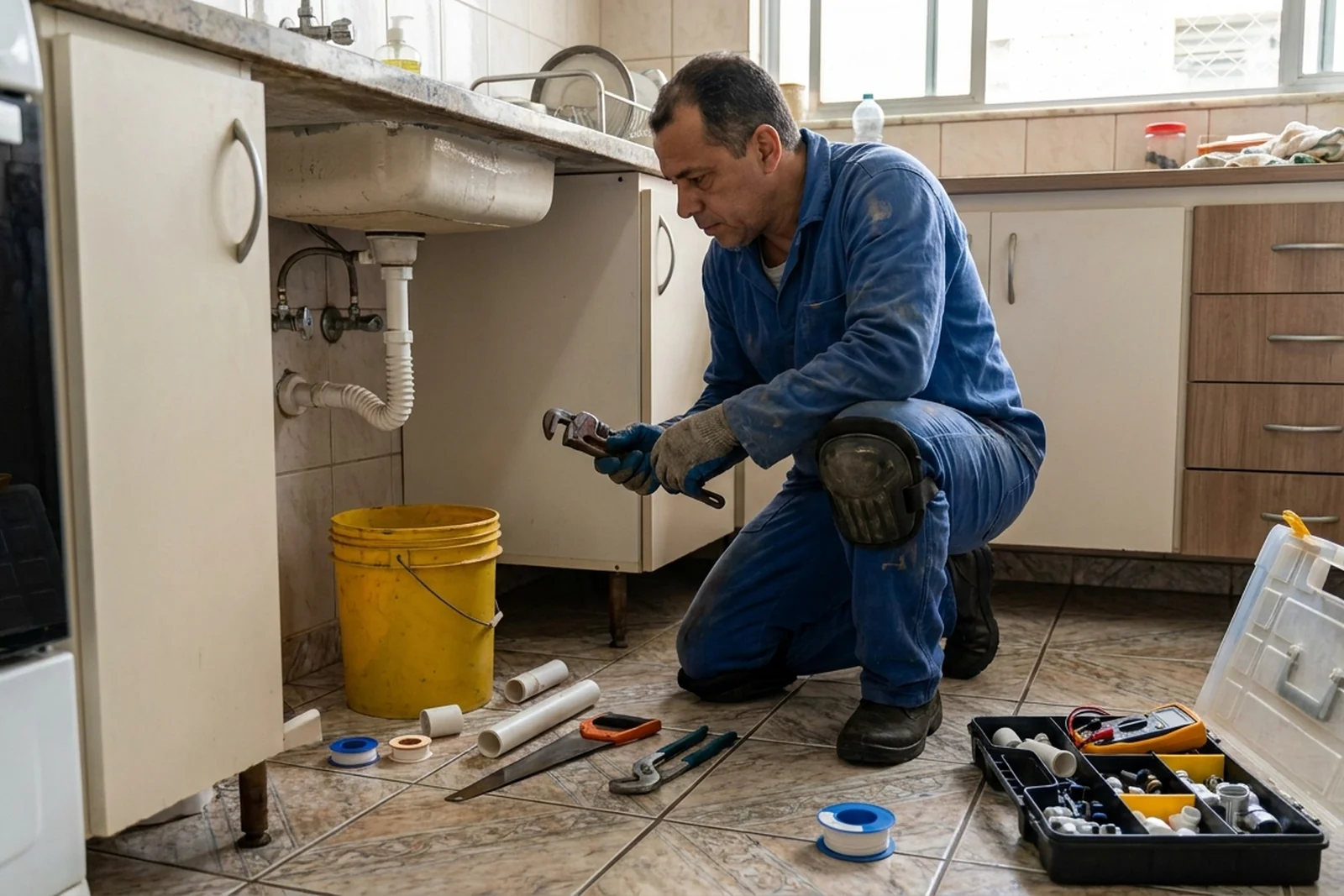 Reparos hidráulicos e detecção de vazamento em Vitória-ES